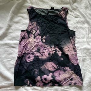 Theory Floral Sleeveless Top